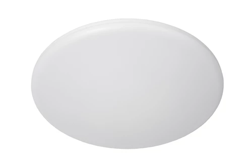 Lucide OLSON - Flush ceiling light Bathroom - Ø 45 cm - LED - CCT - 1x45W 3000K/6500K - IP44 - Opal - turned off